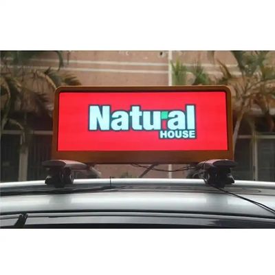 سيارات الأجرة أعلى شاشة LED في الهواء الطلق عالية الوضوح مع 960x320mm حجم الشاشة