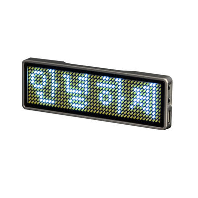 93*30*6ملم شاشة LED الإبداعية شارة اسم ، تدوير لاسلكي LED لوحة اسم