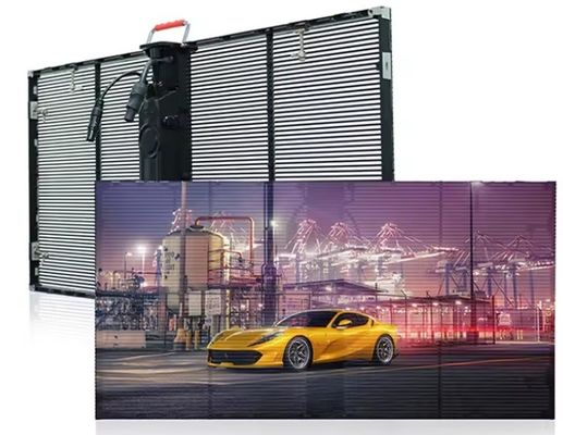 شاشة LED شفافة 4K مع استهلاك طاقة منخفض شاشة LED شفافة